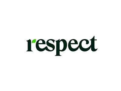Respect — Custom Wordmark brand identity branding calligraphy custom type custom wordmark hand lettering identity lettering logo logotype type typography visual identity wordmark