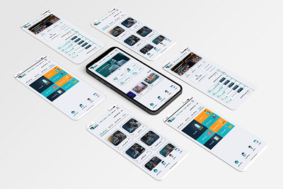 بازطراحی اپلیکیشن app design graphic design logo re typography ui ux