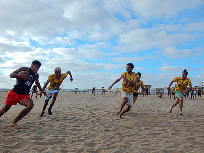 beach flag football