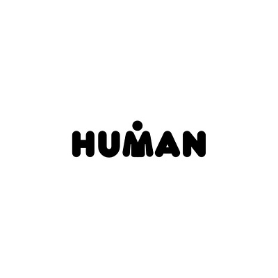 HUMAN human logo design