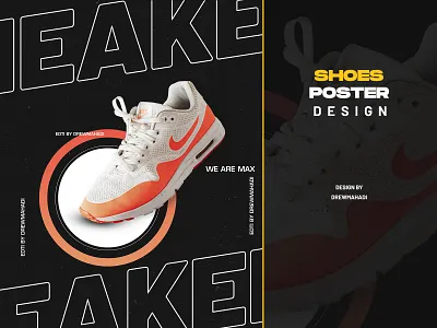 Shoes Poster design branding design designer graphic design graphic designer illustration logo pos poster poster design ui