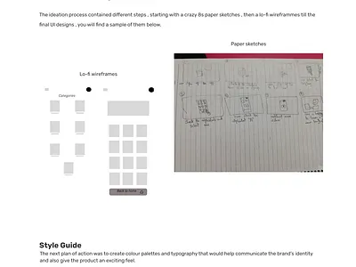 Intimacy case study design typography ui ux