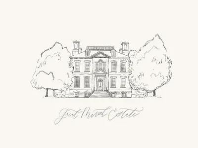 Venue Illustration design illustration illustrator procreate venue wedding