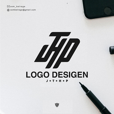 monogram JTHP 3d animation branding design graphic design icon illustration logo motion graphics typography ui ux vector