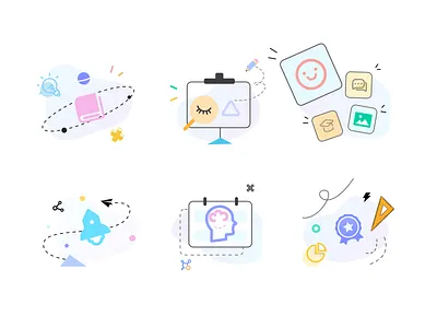icon 插画设计 branding design icon illustration ui