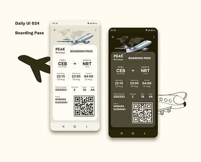 Daily UI 024 - Boarding Pass boarding pass daily ui 024 dailyui design flight ui uidesign user interface user interface design userexperience ux uxdesign