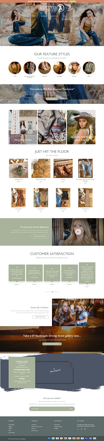 SAVA NNAH SHOPIFY ONLINE STORE