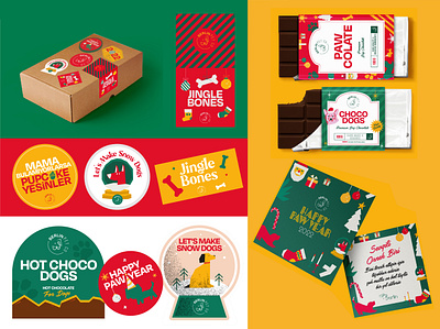 Pet Bakery Packaging branding design graphic design illustration logo sticker typography