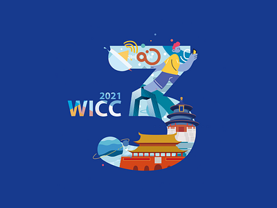 WICC · 3Years design graphic design