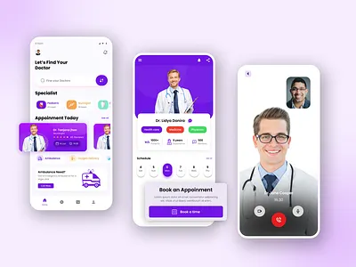 Online doctor consultation agency landing page app design app landing page doctor app doctor appointment app figma graphic design homepage design landing page mobile app mobile app design ui ux website design
