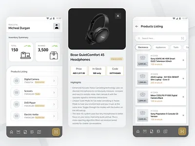 Warehouse Management design figma inventory stock stock count warehouse warehouse management