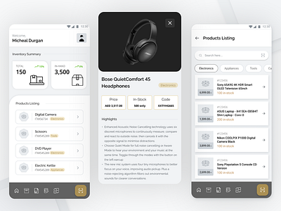 Warehouse Management design figma inventory stock stock count warehouse warehouse management