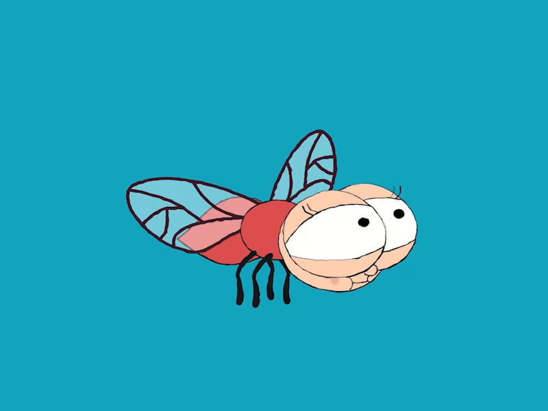 Mabel Pines - Modo Flies 2d adobe aftereffects animation animator artist cgi character design foundation gif graphic design gravity falls mabel pines modorby motion graphics nft opensea portfolio vfx