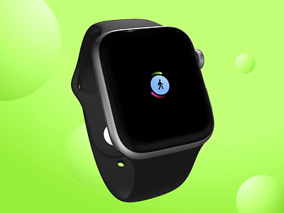 Apple watch app to track health 3d animation branding design desire agency fitness graphic design health interface motion graphics sport ui watch