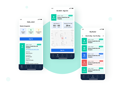 Skeddule App app design app mobile application apps booking app design management app shifts ui mobile design ux ui
