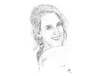 Jax black and white design illustration pointillism