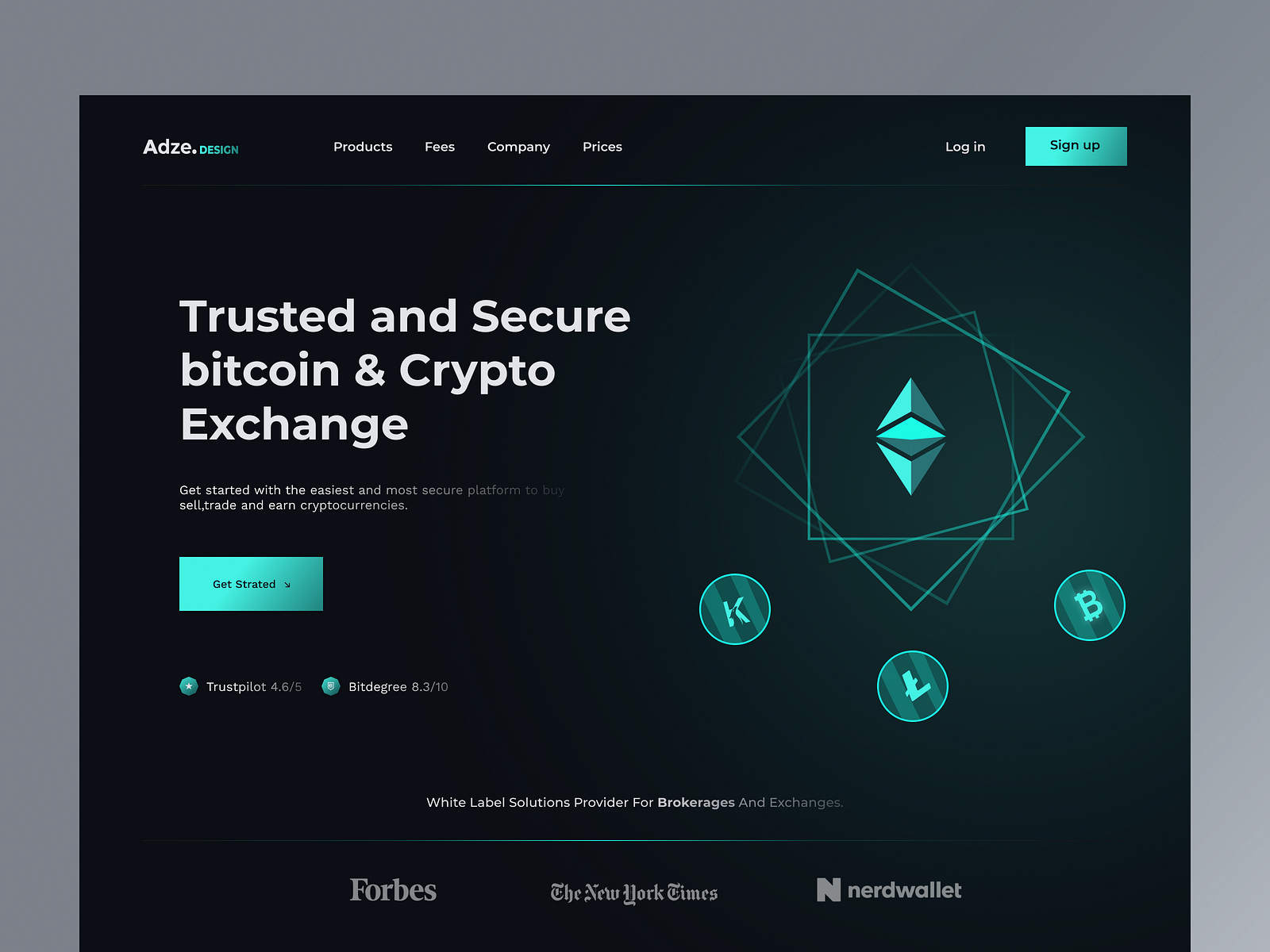 Crypto Currency - Blockchain UX/UI by irakli talavadze on Dribbble