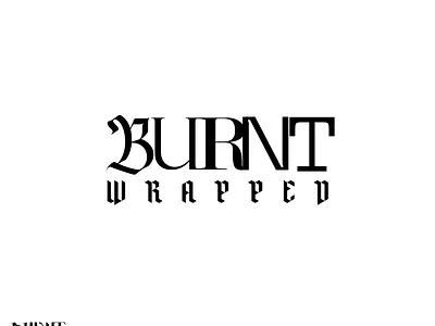 burnt wrapped branding design graphic design icon illustration logo minimal vector