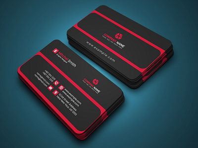 Creative & Modern Business Card Template Design business business card business card design business card mockup card clean business card company letterhead corporate design design id card graphic design graphicsobai logo office business card popular print print template visiting card