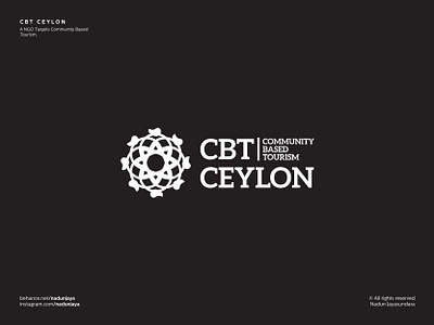 CBT Ceylon branding ceylon community design flat graphic design icon illustration logo logo design sign sri lanka symbol tourism travel vector