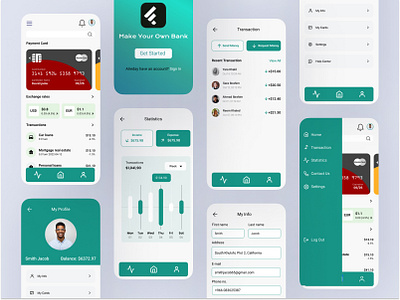 Finance mobile app 💳 2022 android studio bank banking banking app card color credit card filter finance financial fintech fintech app mobile mobile app mobile banking money online wallet transactions wallet