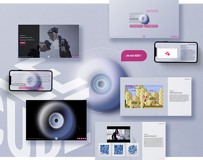 IA, QUI ES-TU ? Web Site Design : Website UI & UX / Home Page UI app design graphic design icon logo motion graphics ui ux webdesign