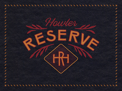 Howler Reserve apparel austin branding design howler howler bros howler brothers illustration logo monogram texas texture typography