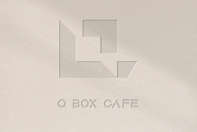 Q Box Cafe - LOGO alphabet logo brand identity cafe cafe branding cafe logo coffe shop design graphic design logo logo desing logo type minimalist logo modern logo