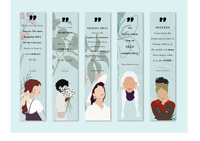 Lynden - BookMarks bookmark card character desing design digital art digital paint graphic design illustration personalbranding thanyoucard