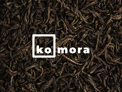 Logotype for Komora. Craft brand of tea and healthy snacks branding corporate identity craft graphic design logo logodesign logotype packaging tea tea packaging