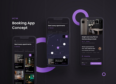 Booking App Concept app booking design typography ui ux