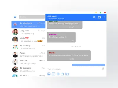 Direct Messaging branding dailyui design ui ux