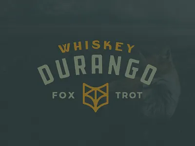 Whiskey Durango Foxtrot branding colorado design fox identity identity design illustration illustration art logo logo design mountain resort texture typography vector whiskey
