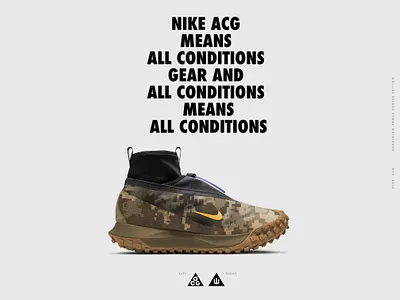 NIKE Ukrainian Armed Forces ACG acg armed design forces nedz 13 nike ukraine war