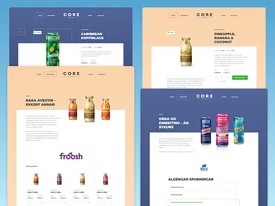 CORE colorful drink food iceland product wholesale