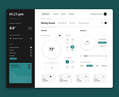 Daily UI 21 - Home Dashboard 21 branding clean daily ui dashboard design simple ui ux