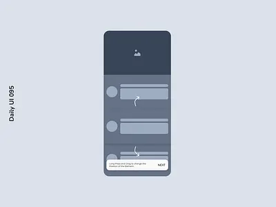 Daily UI 095 | Product Tour daily ui 095 minimalism mobile design product tour skeleton loading todo