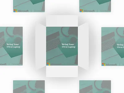 Bring Your Own Laptop design graphic design minimal mockup ui