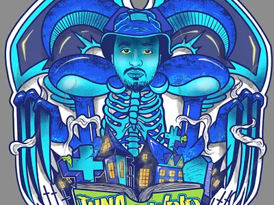 Tune WRLD album cover design graffiti graphic design hip hop illustration logo tattoo typography