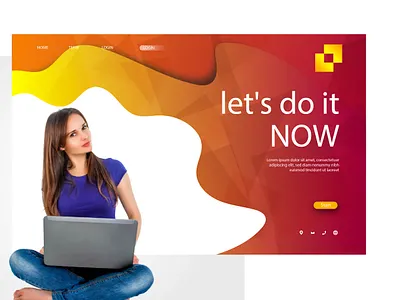 Website Landing Page branding graphic design illustration typography ux