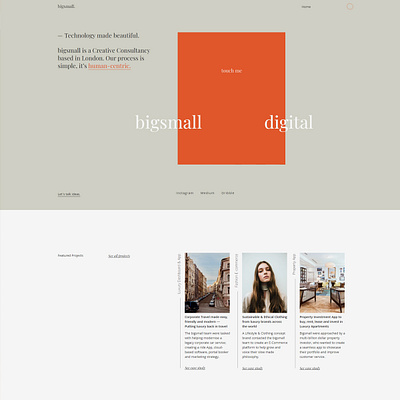 BigSmall Digital animation branding graphic design logo motion graphics ui