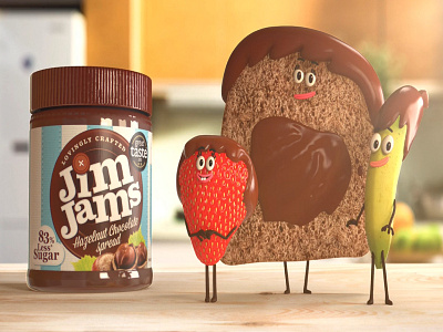 Jim Jams 3d animation branding