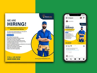 INSTAGRAM / FACEBOOK / SOCIAL MEDIA POST DESIGN banner design branding corporate facebook post design graphic design illustration instagram post vector