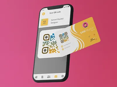 Gate pass scanner app branding design ui ux
