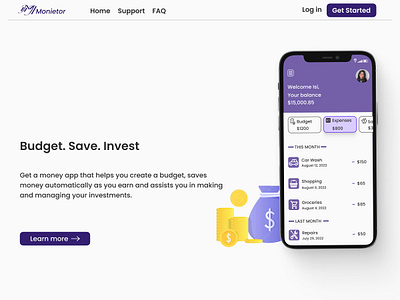 Daily UI Challenge: Landing page daily ui design ui ui design uiux ux