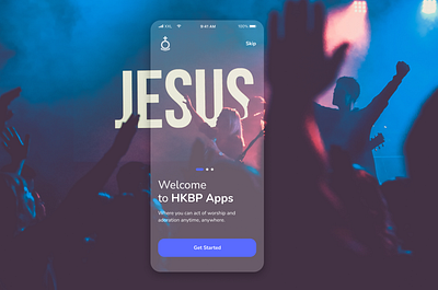 HKBP Apps - Church Operations SuperApp app design ui ux