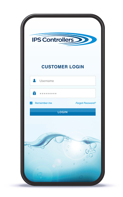 IPS Controllers UI Design & Backdrop Design app branding design graphic design ui