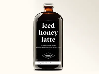 Label design for Barrow Coffee Roasters branding identity design