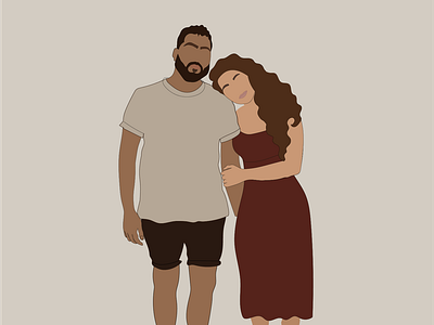 Couple Illustration design illustration