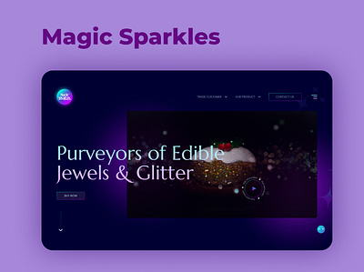 Magic sparkles bakery brand brand identity magic sparkles ui ux